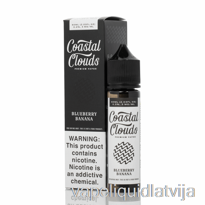 Melleņu Banāns - Piekrastes Mākoņi Co. - 60 Ml 0mg Vape šķidruma